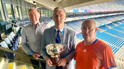 Paul McGirr and Seamus Heaney Cups