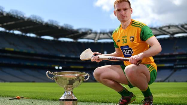 Donegal hurler Padraig Doherty pictured at the launch of the Nicky Rackard Cup at Croke Park.
