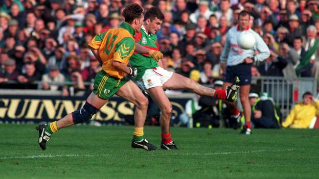 James Horan and Colm Brady in action during the replayed 1996 All Ireland.