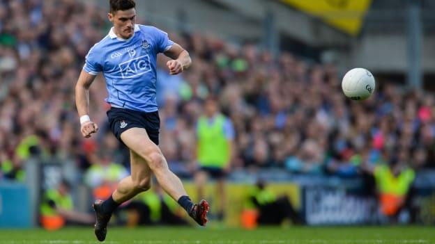 Diarmuid Connolly pictured in action for Dublin in the 2017 All-Ireland SFC Final against Mayo. 