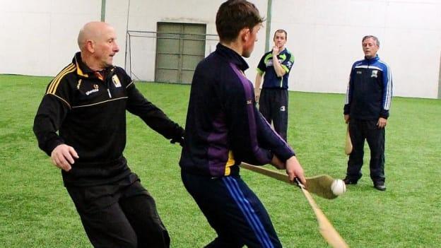 National Hurling Development Manager, Martin Fogarty, in full-flow at a coaching session. 