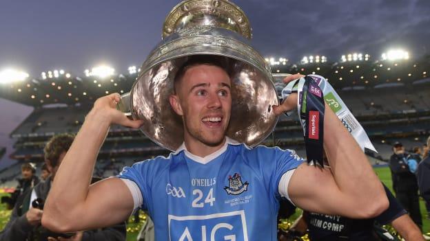 Paul Mannion with the Sam Maguire Cup.