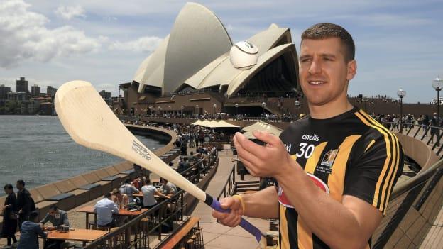 Kilkenny goalkeeper Eoin Murphy pictured at the Sydney Opera House ahead of Sunday's Wild Geese Trophy clash with Galway. 