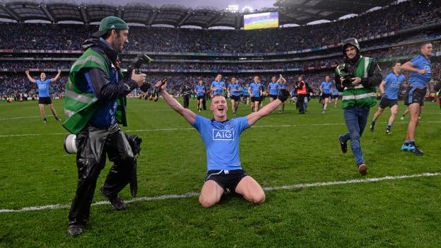 Ciaran Kilkenny pictured seconds after Dublin won the 2015 All-Ireland Final.