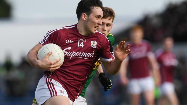Eoin Finnerty was prominent for Galway against Kerry in the EirGrid All Ireland Under 21 Semi-Final at Cusack Park, Ennis.