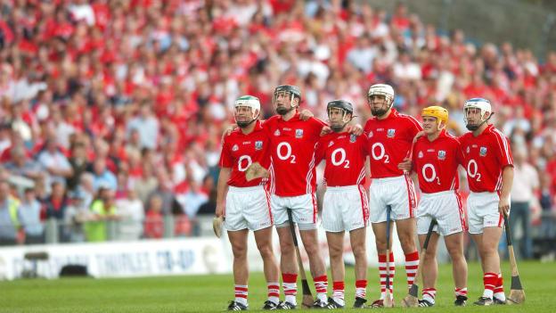 Cork players before the 2007 Munster SHC Semi-Final against Waterford.