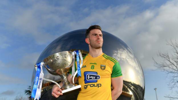 Paddy McBrearty pictured at the launch of the Allianz Football League.