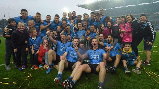 Dublin celebrate their 2015 All-Ireland Final victory.