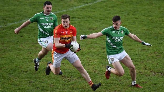 Castlebar Mitchels Eoghan O Reilly in action at Elverys MacHale Park.