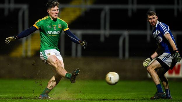 Thomas O'Reilly netted a goal for Meath against Laois at O'Moore Park.