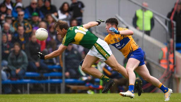 Donnchadh Walsh in action during the Munster SFC Semi-Final against Clare last Sunday.