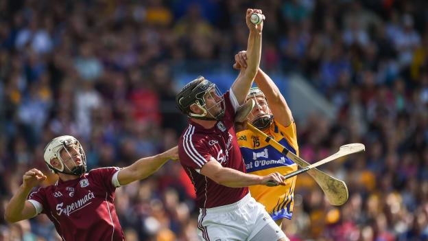 Aidan Harte was effective for Galway against Clare.