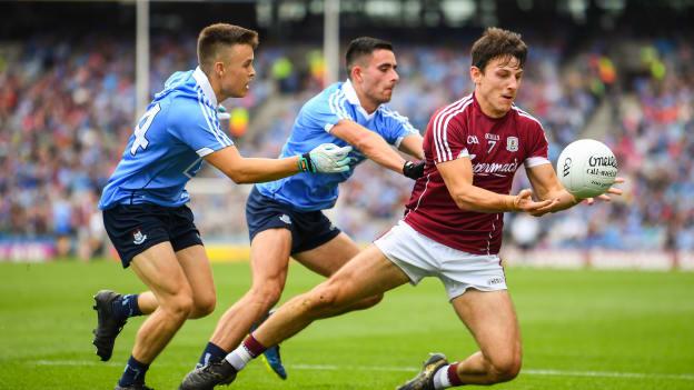 Sean Armstrong in action during last month's All Ireland SFC Semi-Final between Galway and Dublin at Croke Park.