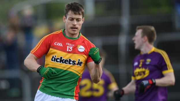 Paul Broderick scored 10 points for Carlow against Wexford.