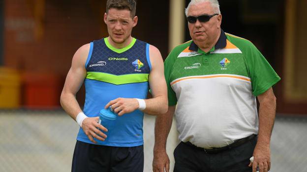 Conor McManus and Joe Kernan pictured ahead of the First Test.