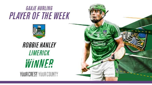 GAA.ie Hurler of the Week Robbie Hanley.