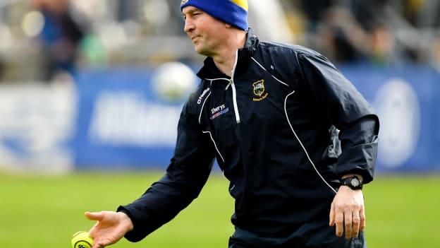 Tipperary manager Michael Ryan before the Allianz Hurling League Final.