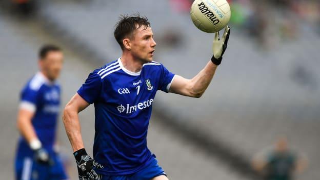 Karl O'Connell in action for the Monaghan footballers against Kildare in Phase 1 of the All-Ireland SFC Quarter-Finals. 