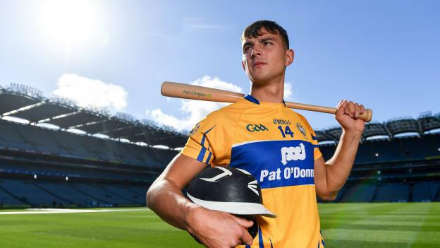 Clare hurler Peter Duggan pictured at the launch of the 2018 Fenway Classic at Croke Park.