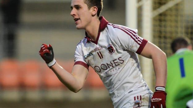 Shane McGuigan struck a goal for Slaughtneil at the Athletic Grounds.
