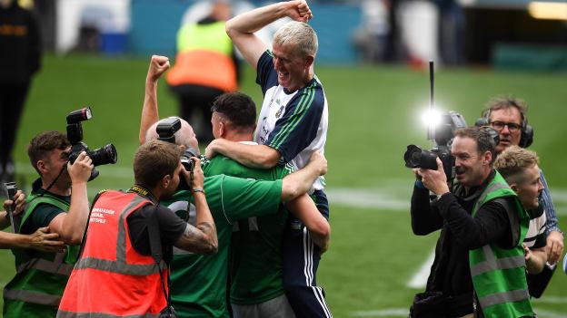 John Kiely celebrates following Limerick's All Ireland win in August.