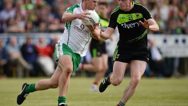 Liam Gavaghan in action during the 2016 Connacht SFC clash against Mayo.