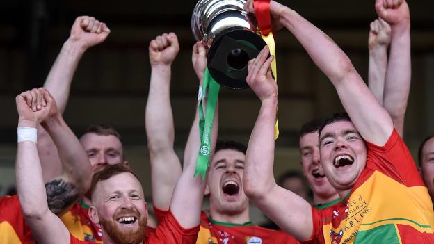 Carlow claimed the Allianz Hurling League Division 2A title in March.