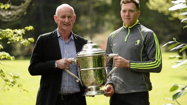 Brian Cody and Walter Walsh pictured at the Leinster SHC launch.