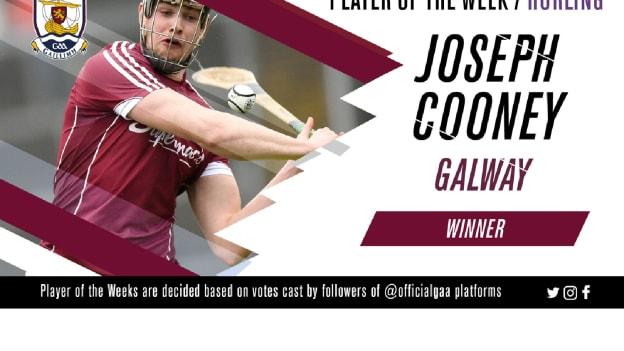GAA.ie Hurler of the Week Joseph Cooney.