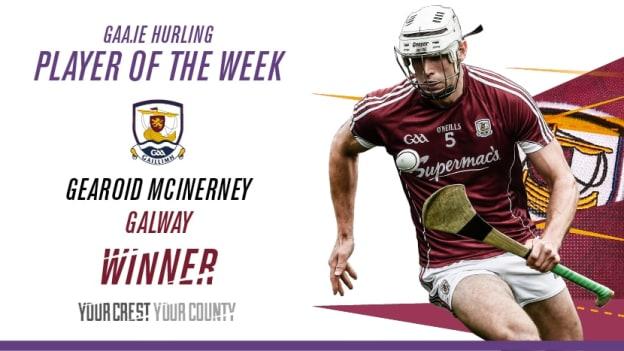 Gearoid McInerney voted GAA.ie Hurler of the Week.