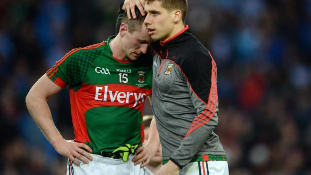 Cillian O Connor and Lee Keegan following the 2016 All Ireland SFC Final replay defeat against Dublin.