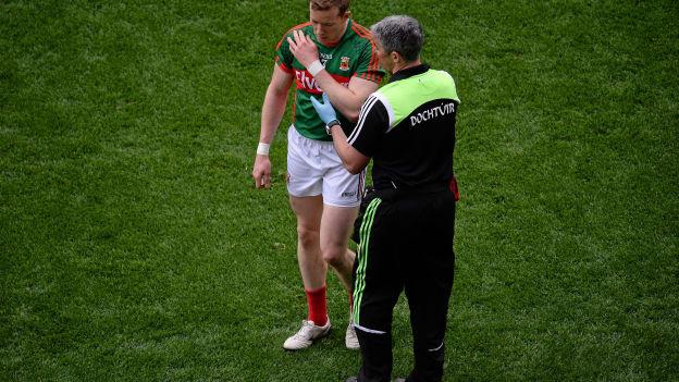 Donal Vaughan suffered a shoulder injury against Dublin last year.