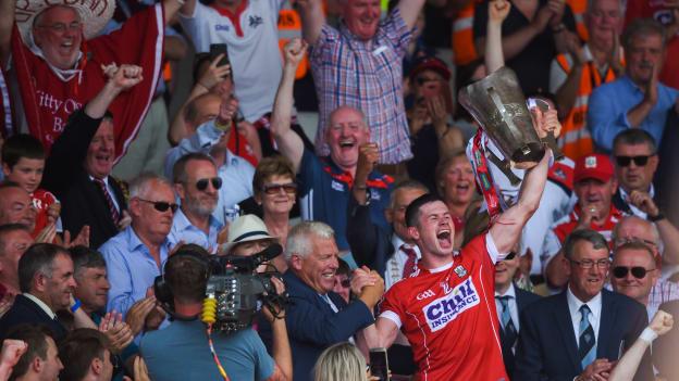Seamus Harnedy captained Cork to the 2018 Munster SHC title. 