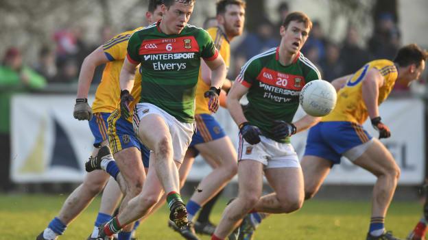 Stephen Coen, Mayo, in action during the Connacht FBD League clash against Roscommon in January.