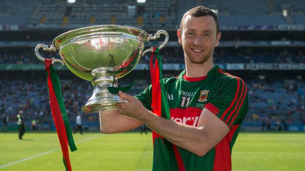 Keith Higgins impressed for Mayo hurlers who won the Nicky Rackard Cup in June.