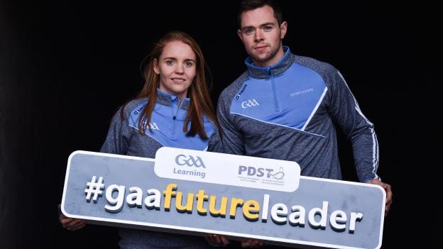 Ciara Trant and Dean Rock pictured at the launch of the GAA Future Leaders Programme at Croke Park.