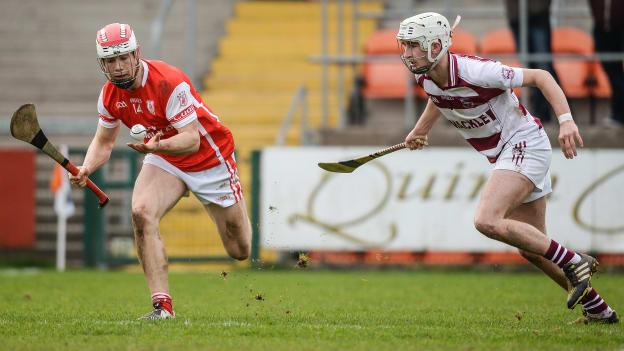 Con O Callaghan was prominent for Cuala at the Athletic Grounds.