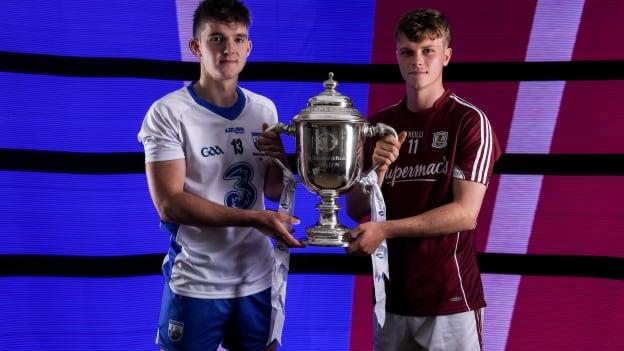Patrick Curran and Brian Molloy pictured with the James Nowlan Cup.
