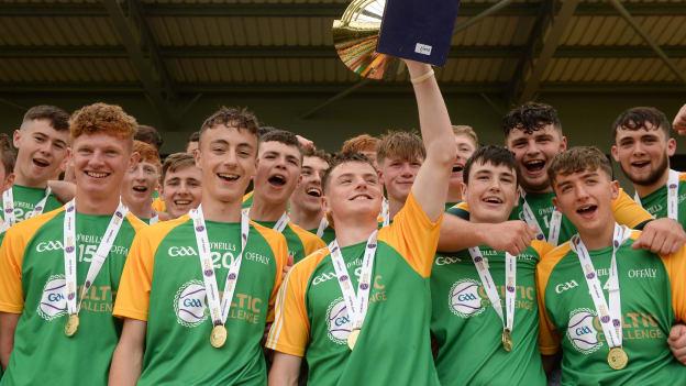 Offaly won Division 1 of the Celtic Challenge in 2016.