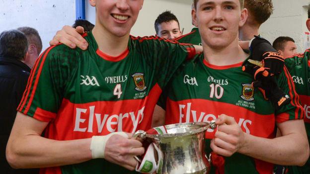 David Kenny and Fergal Boland won the All Ireland Under 21 Championship with Mayo in 2016.