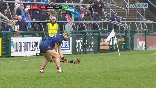 Evan Niland point for Galway (Allianz Hurling Leagues)