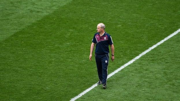 Galway manager Mícheál Donoghue during the All Ireland SHC Final at Croke Park.