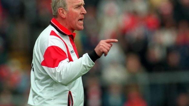 Brian Mullins managed Derry to the 1996 National League Division One title and 1998 Ulster Football title.