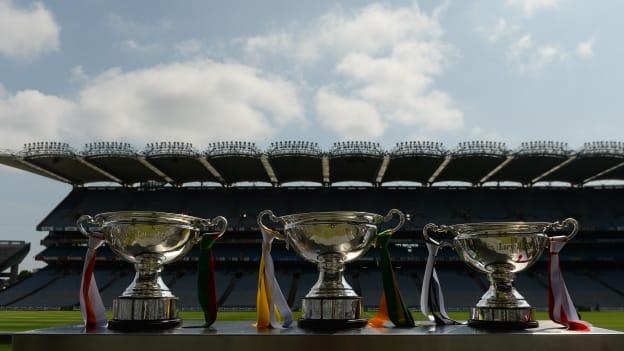 The Nicky Rackard, Christy Ring, and Lory Meagher Cups.