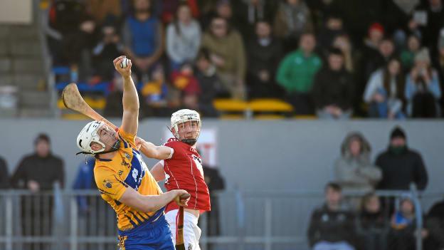 Conor Cleary in Munster Hurling League action for Clare against Cork last Sunday.