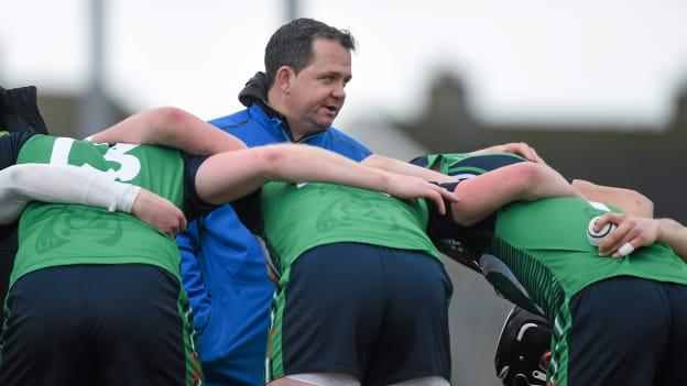 Davy Fitzgerald with the LIT players