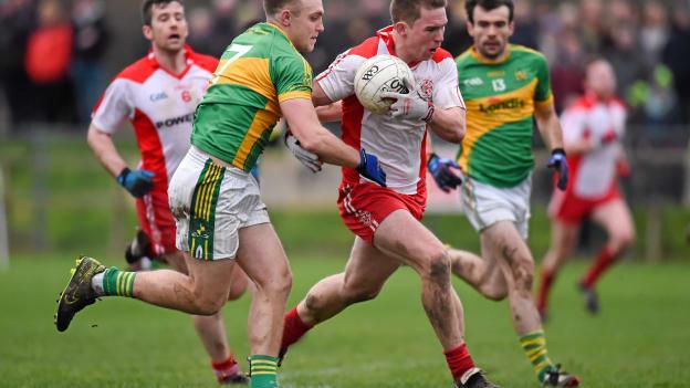 London captain Liam Gavaghan in action for Tir Chonaill Gaels against Clonmel Commercials in the 2015 All Ireland SFC Quarter-Final at McGovern Park, Ruislip.
