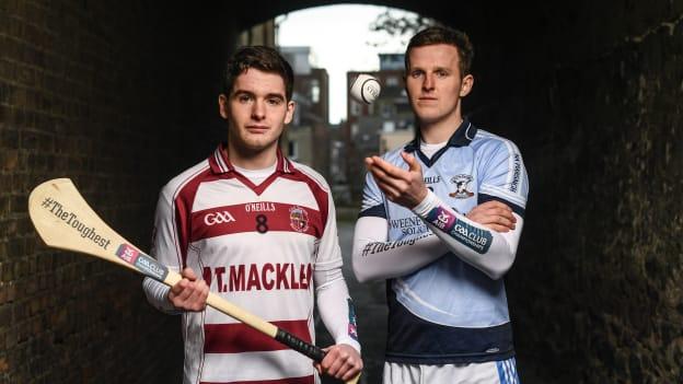Conor McAllister, Slaughtneil, and David Dempsey, Na Piarsaigh pictured ahead of Saturday's AIB All Ireland Club SHC Semi-Final.