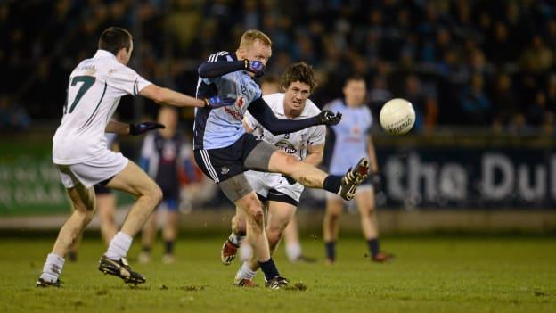 Paddy Quinn played for Dublin in the 2013 O'Byrne Cup Final against Kildare at Parnell Park.