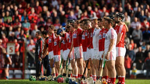 The Cork team before the game.